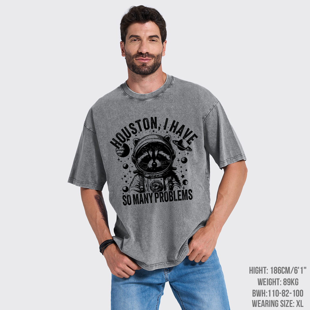 Houston,I Have So Many Problems Garment-dye Tees