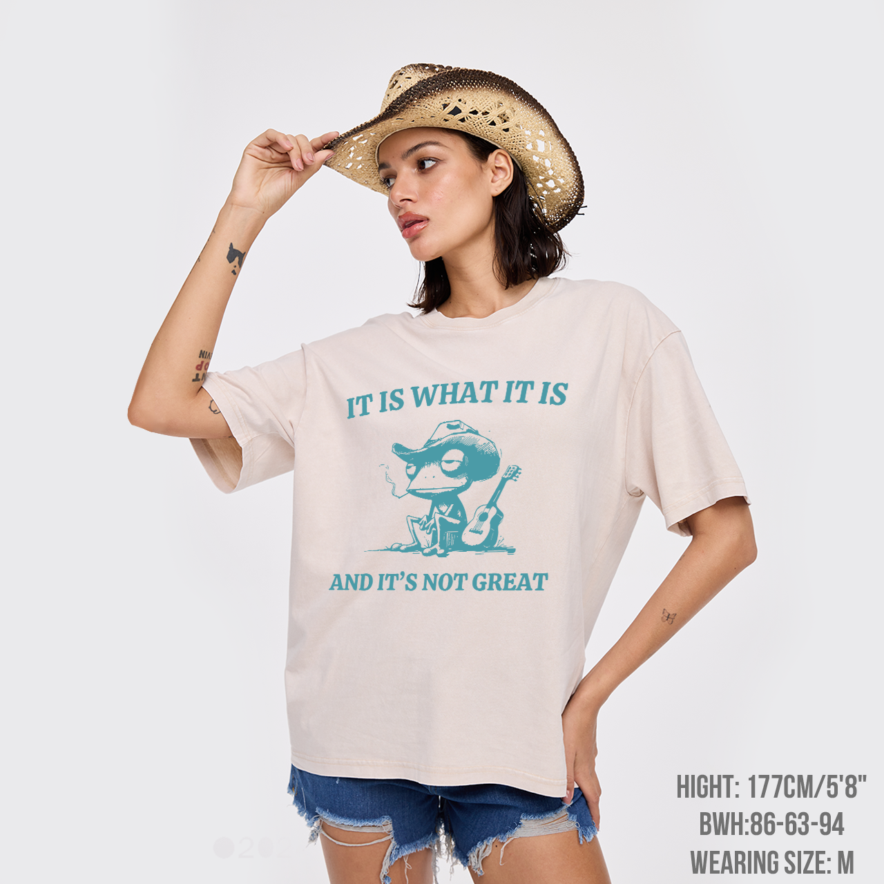 It Is What It Is Funny Garment-dye Tees
