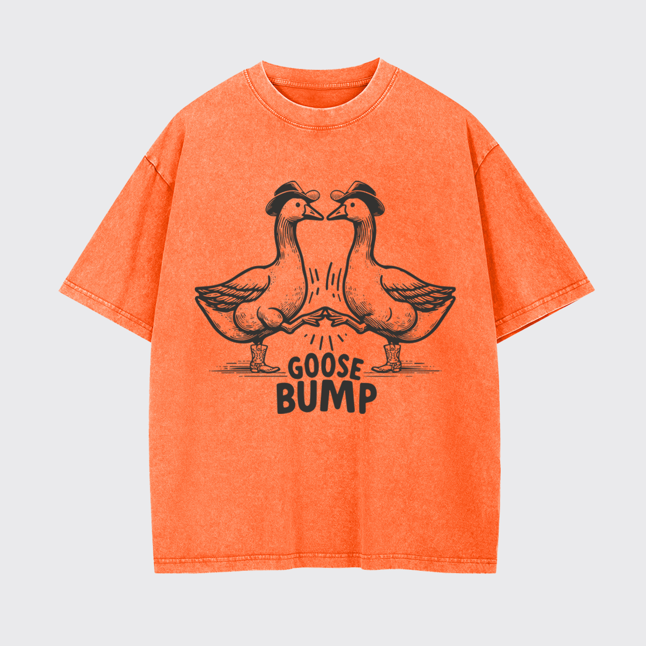 Funny Goose Bump Garment-dye Tees