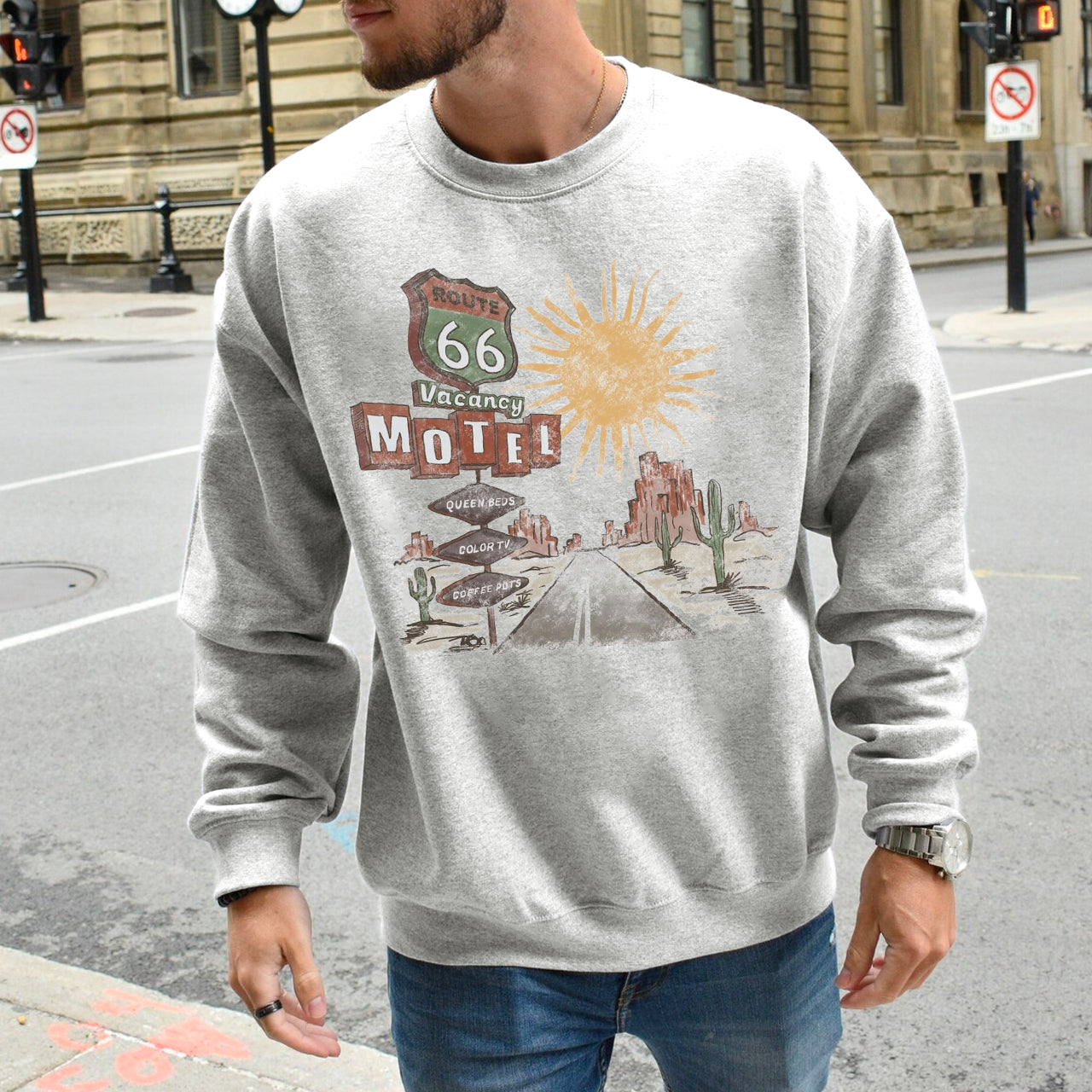 Route 66 Motel Sweatshirt