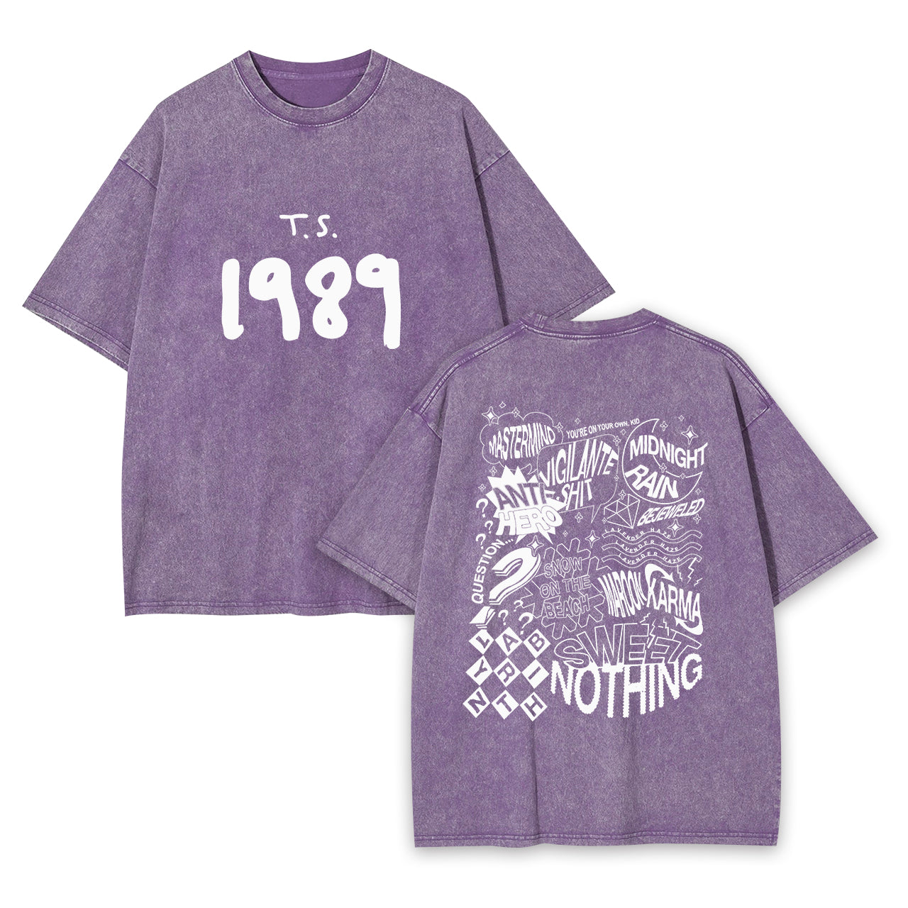 T.S. 1989 Midnight Garment-dye Tees