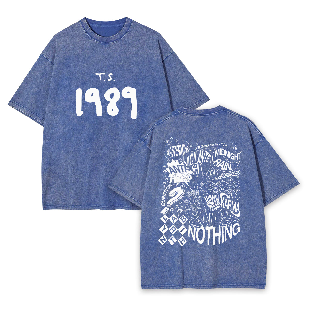 T.S. 1989 Midnight Garment-dye Tees