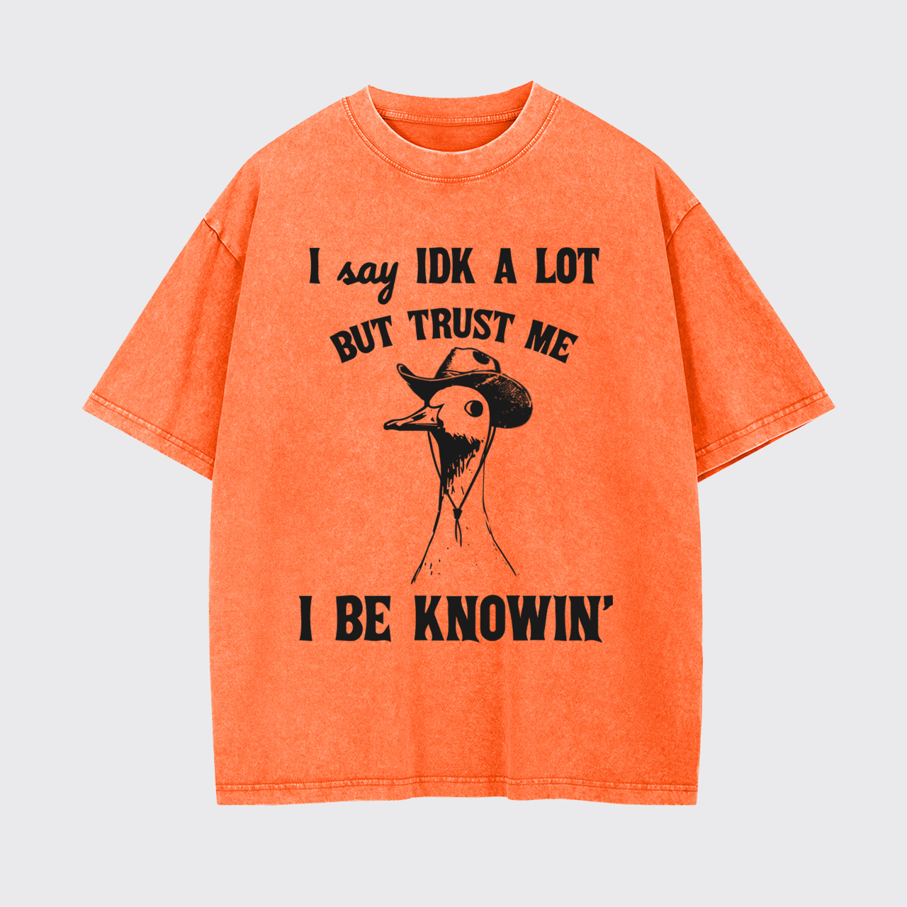 Sarcastic Sayings-But Trust Me I Be Knowin' Garment-dye Tees