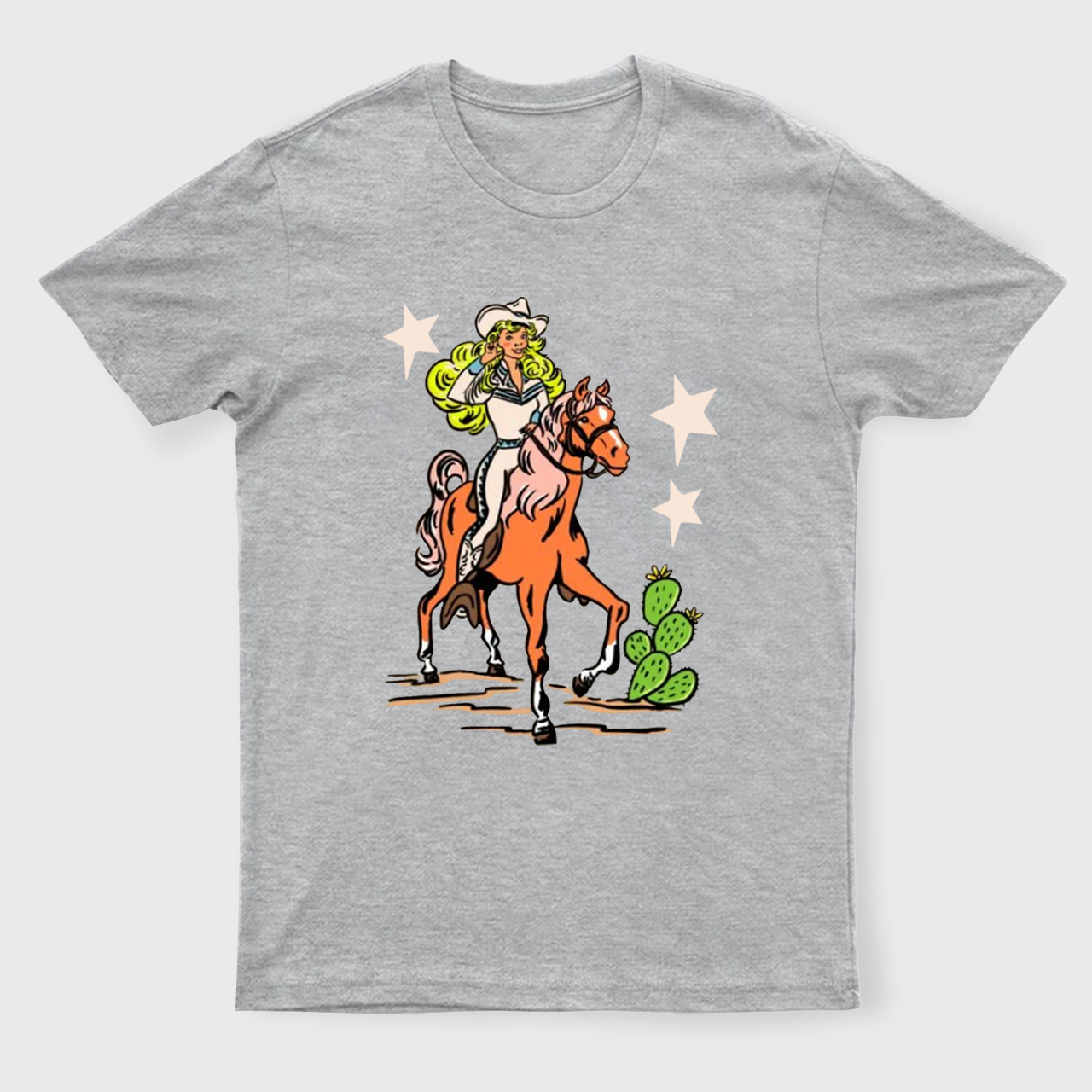 Retro Rodeo Cowgirl T-Shirts