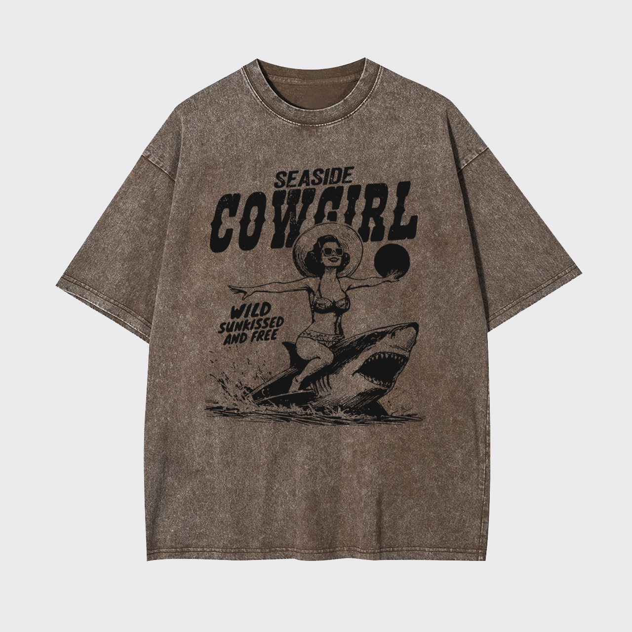Seaside Cowgirl Wild Garment-dye Tees
