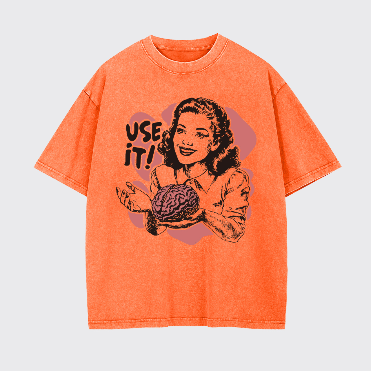 Sarcastic Use Your Brain Garment-dye Tees