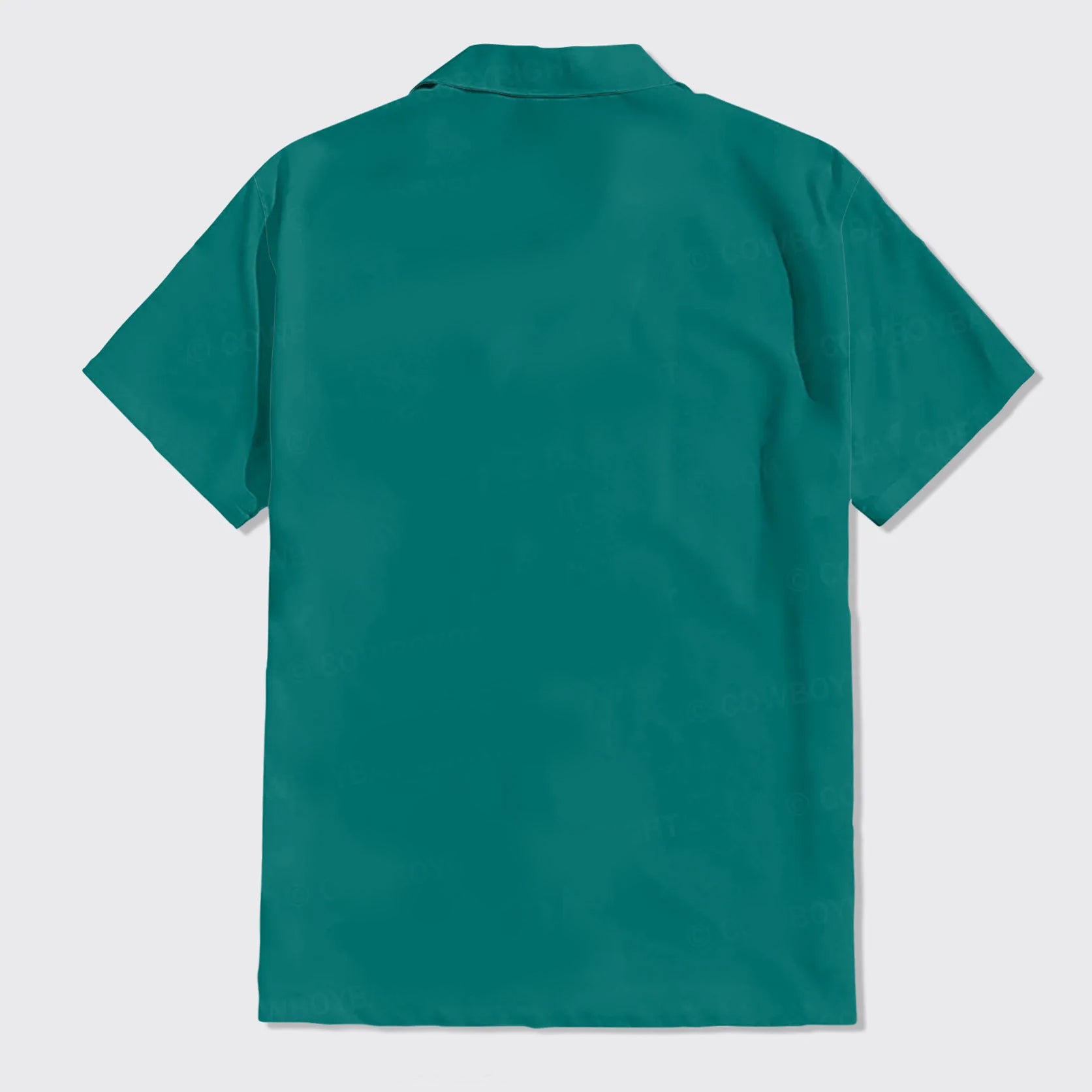 Cowboy Hat Black Cat Button Up Shirts