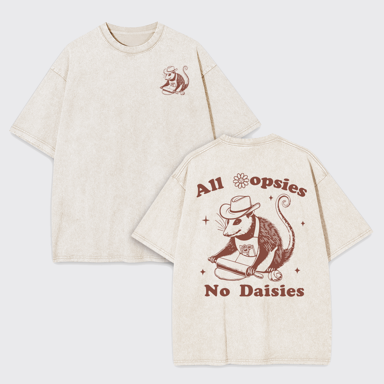 All oopsies No Daisies Garment-dye Tees