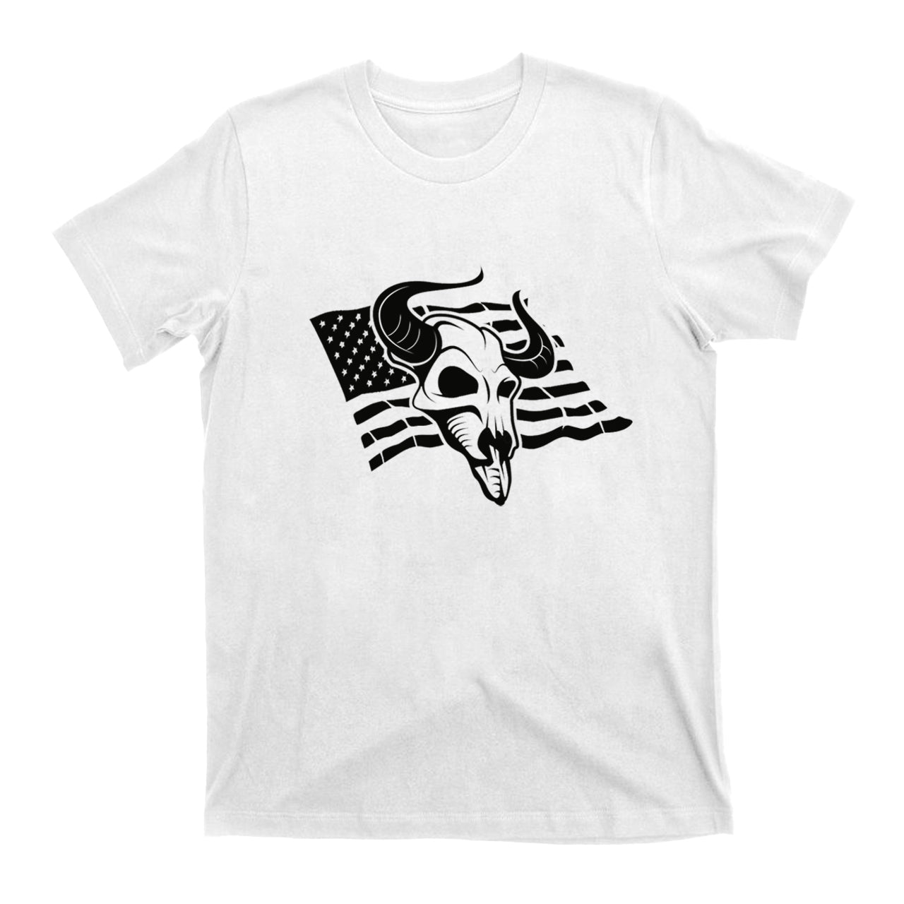 America Cow Bull Skull  T-Shirts