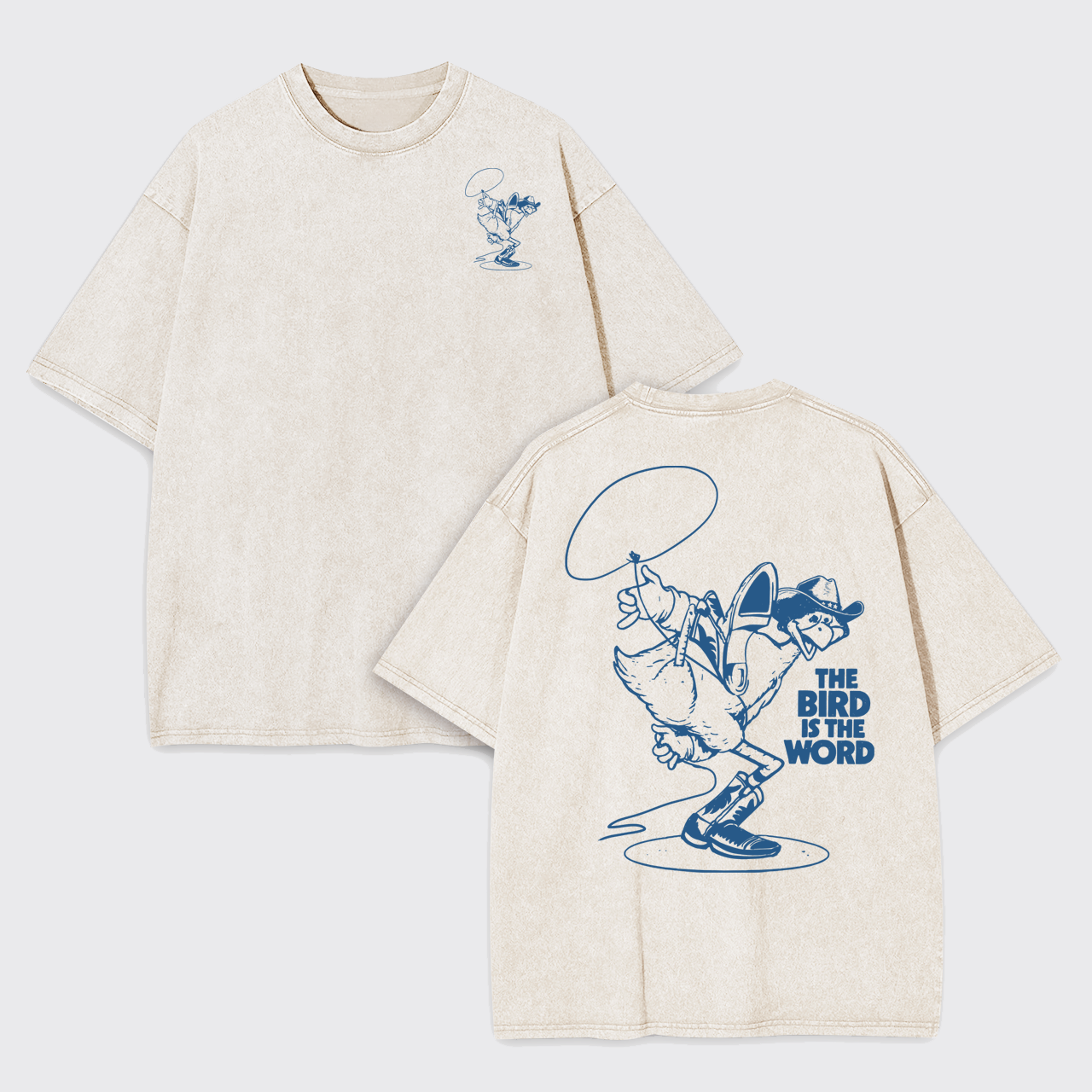 The Bird's Western Groove Garment-dye Tees