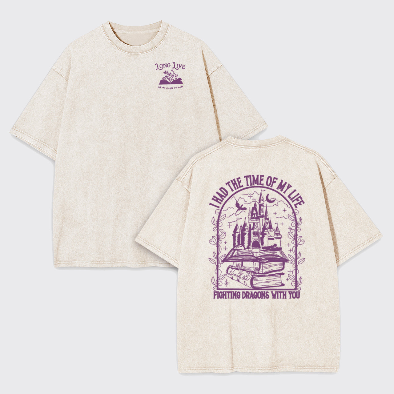Long Live With You Garment-dye Tees