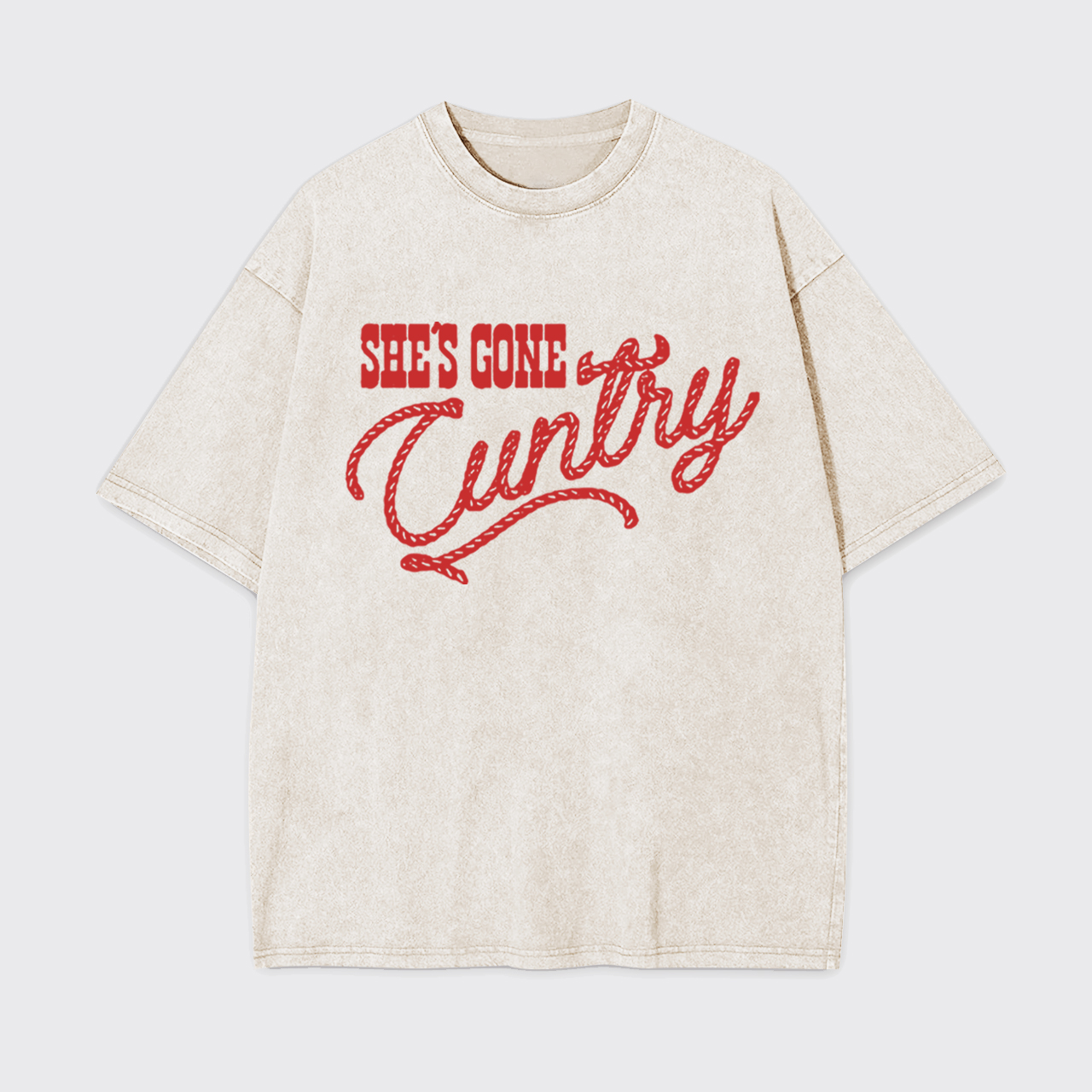 Country Music Cowgirl Garment-dye Tees