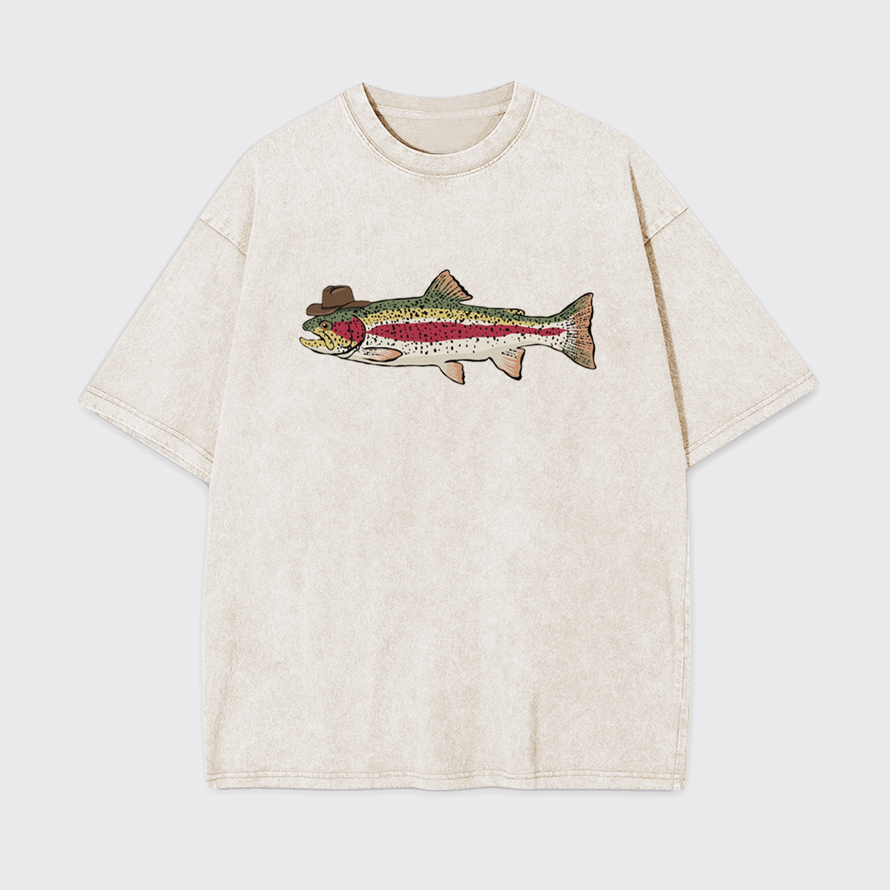 Cowboy Trout Western Fishing Garment-dye Tees