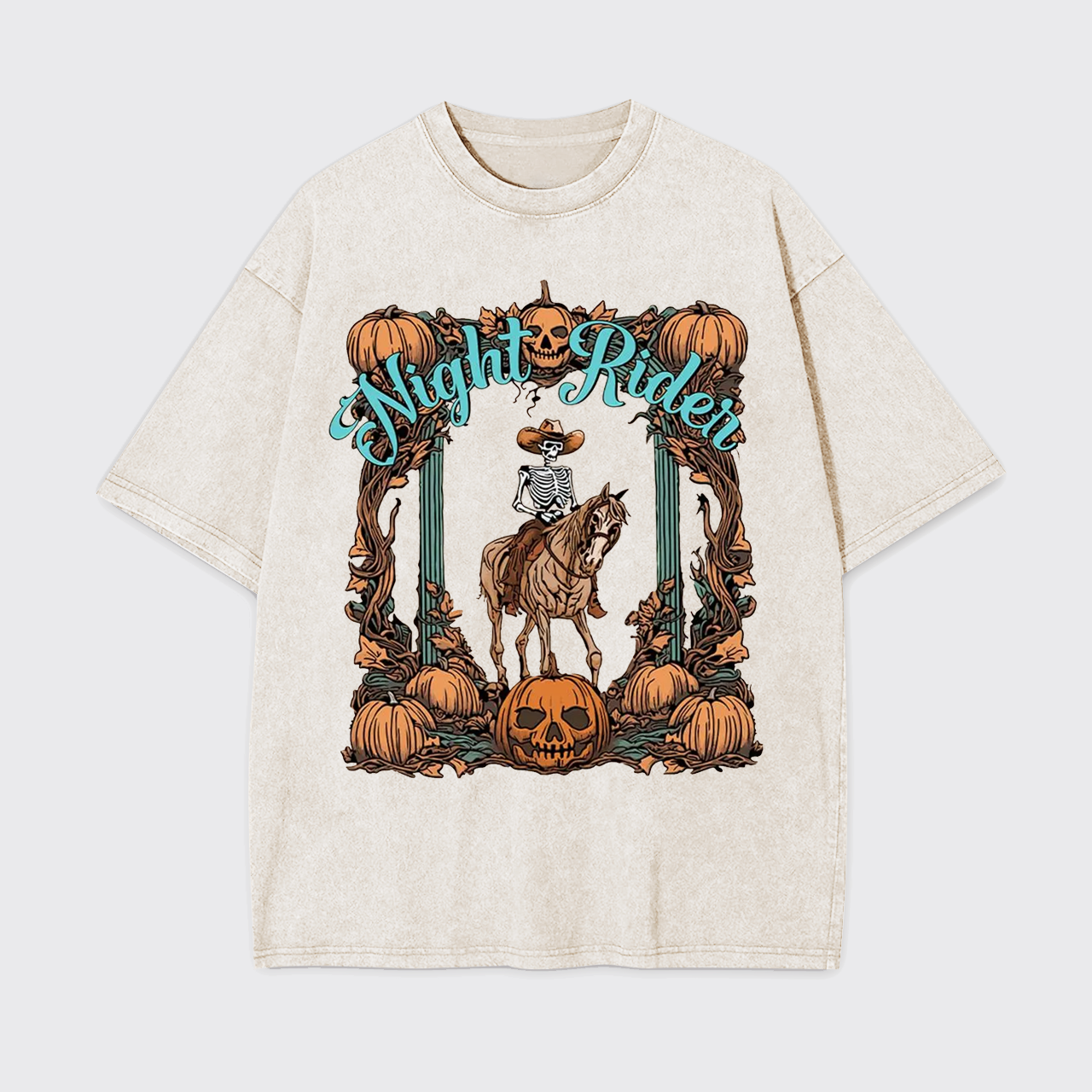 Halloween Night Rider Garment-dye Tees
