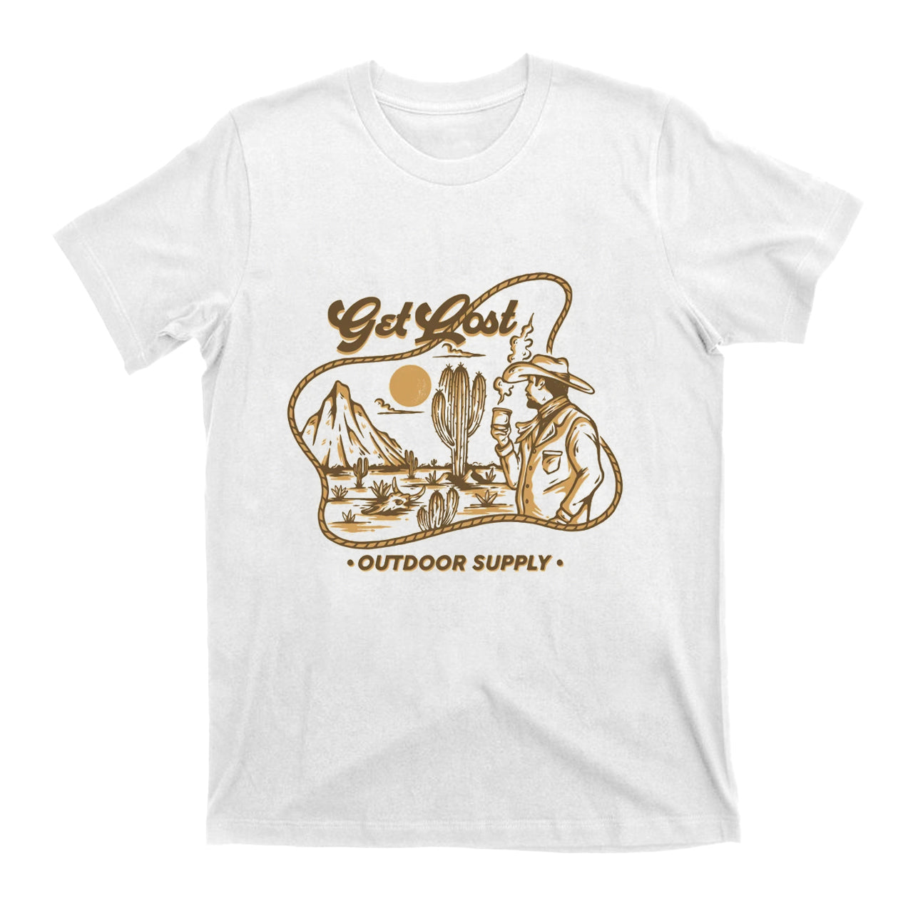 Cowboy Enjoying Life T-Shirts