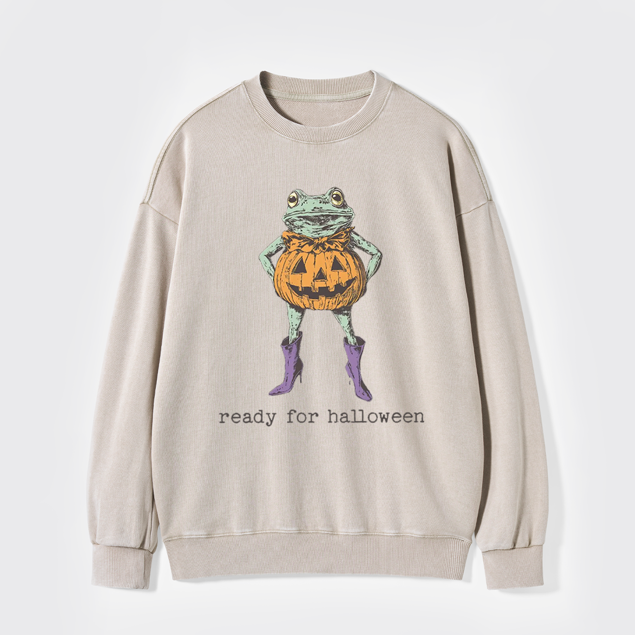 Ready For Halloween Washed Sweatshirts