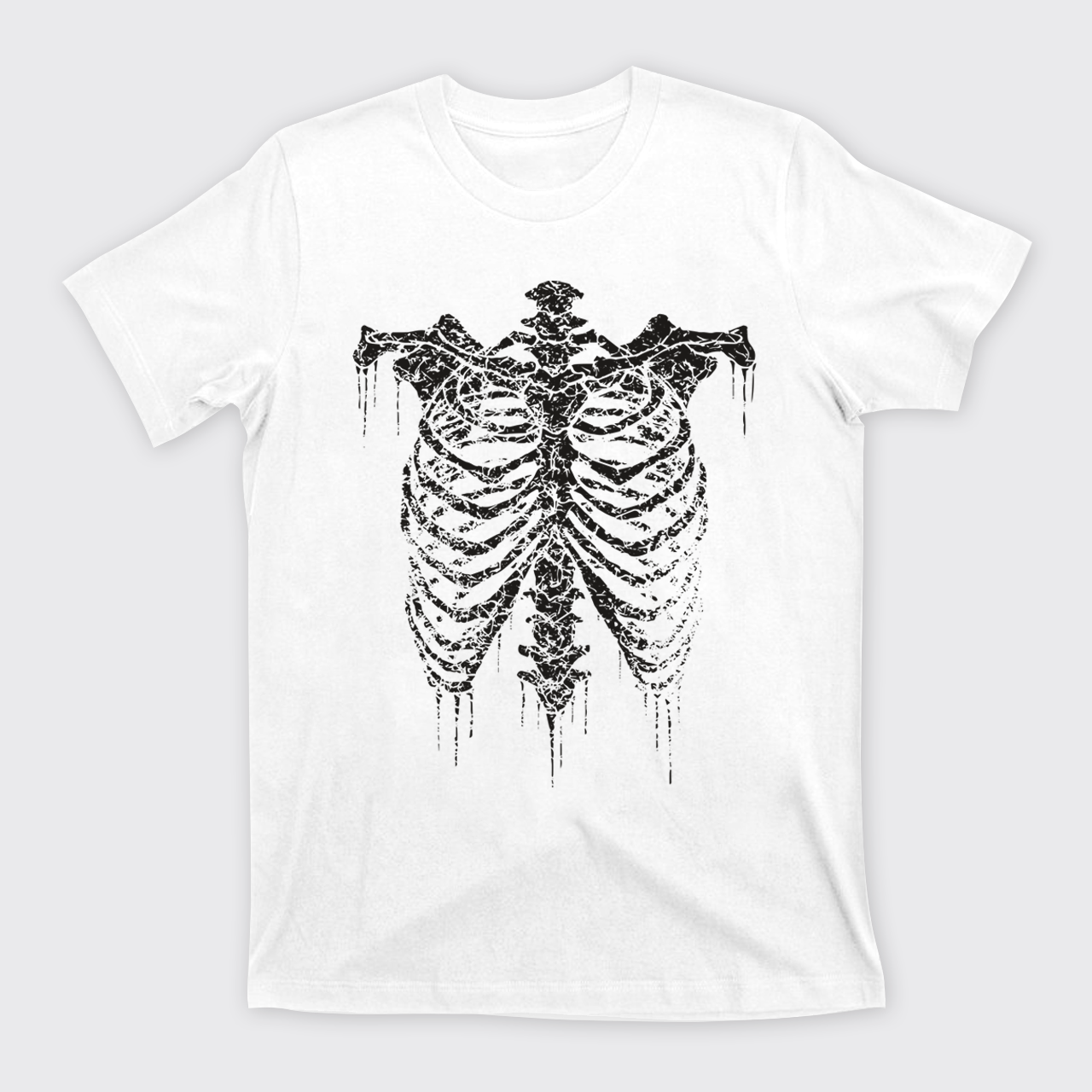 Halloween Retro Horror Skeleton T-Shirts