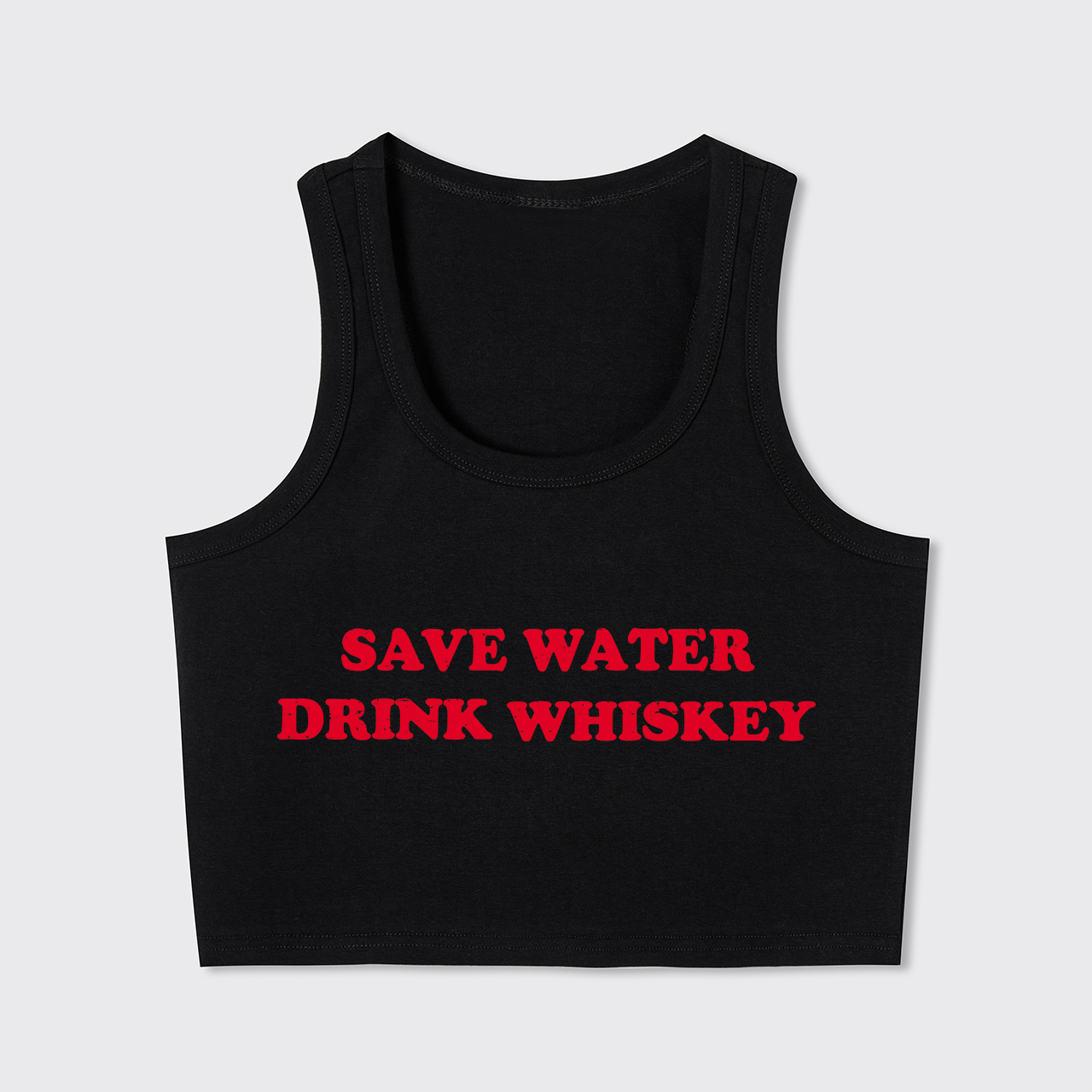 Save Water Drink Whiskey Tank Top