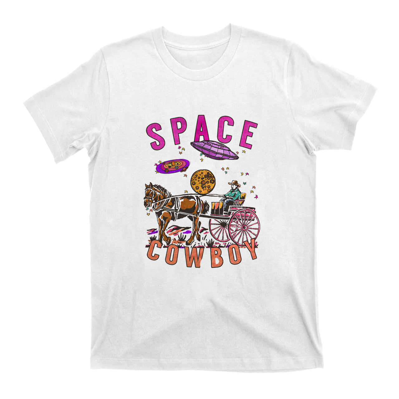 Space Cowboy Vintage Style T-Shirts