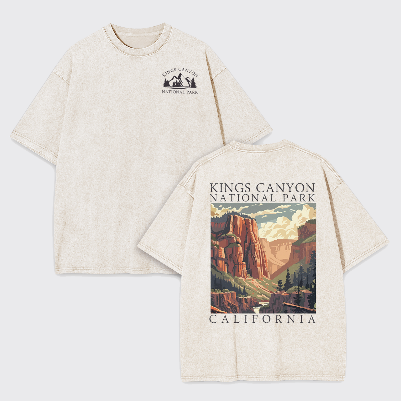 National Park Travel Garment-dye Tees