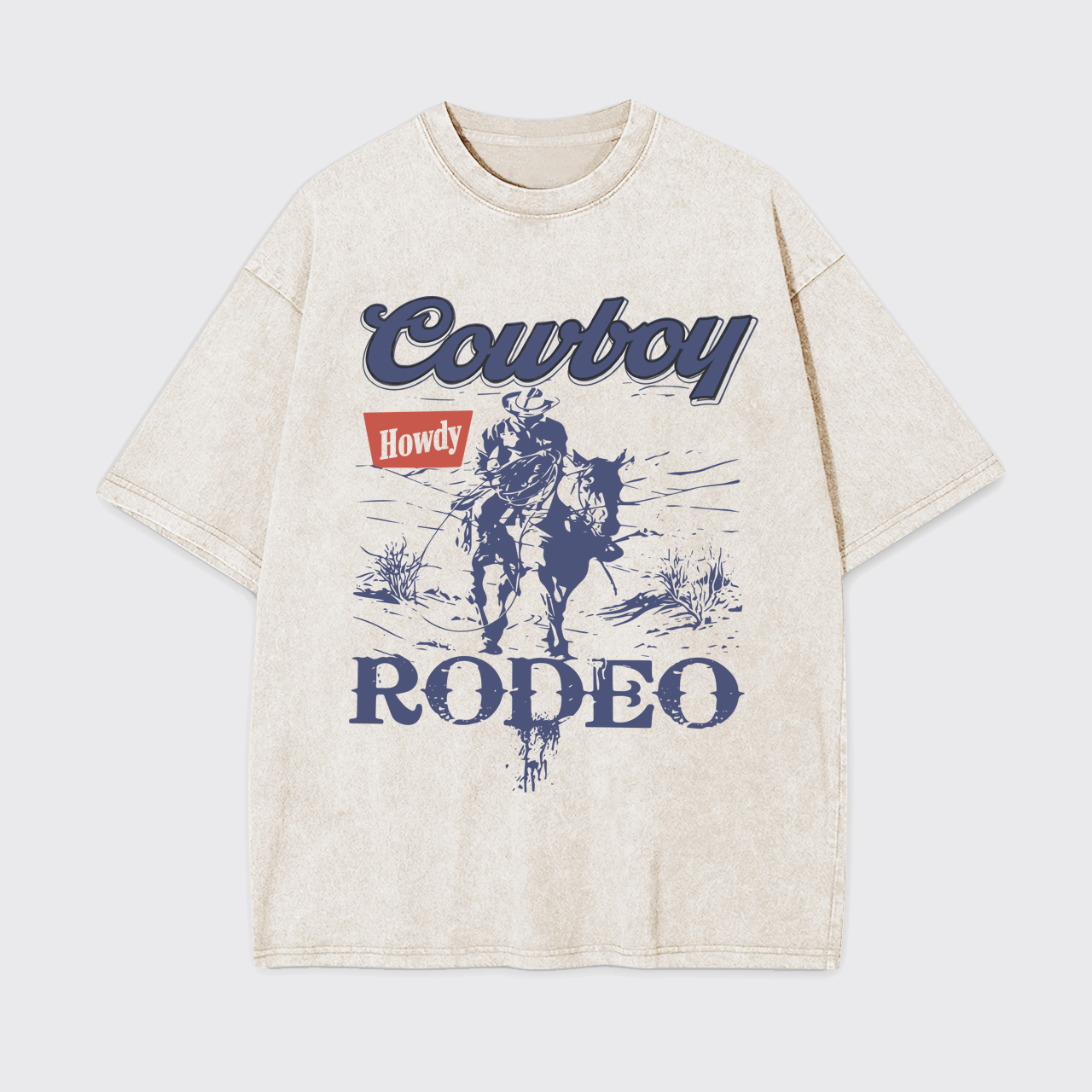Wild West Cowboy Rodeo Garment-dye Tees