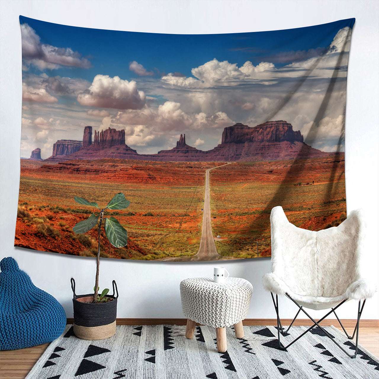 Western Wild Scenery Tapestry