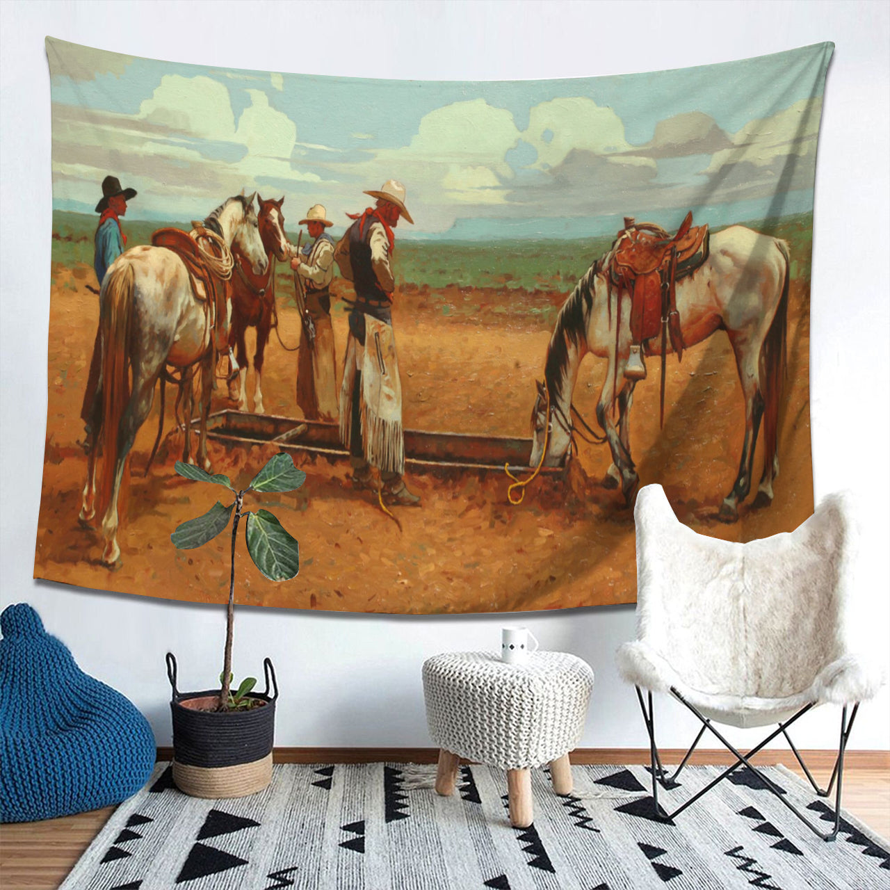 Western Mark Maggiori Art Tapestry
