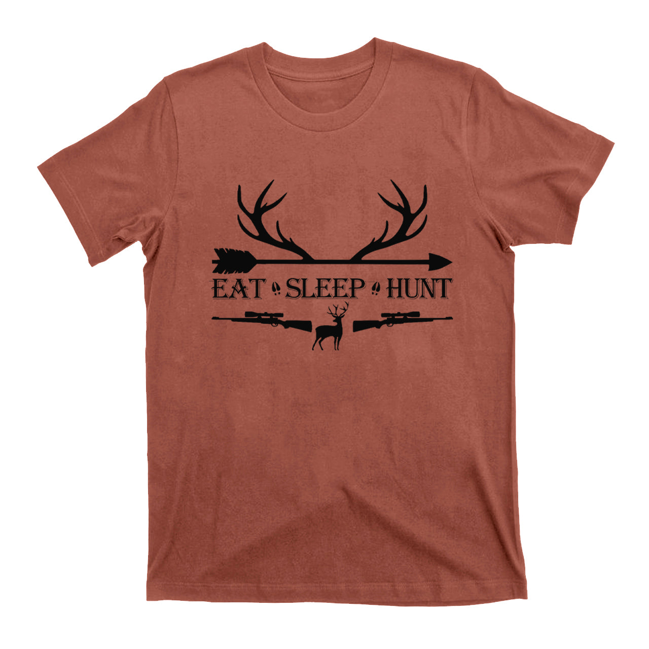 Hunting Wild Life Eat Sleep T-shirt