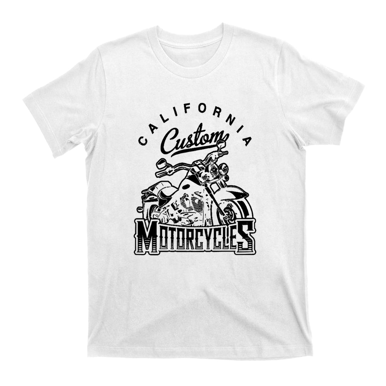 Custom Motorcycle Printed T-shirt
