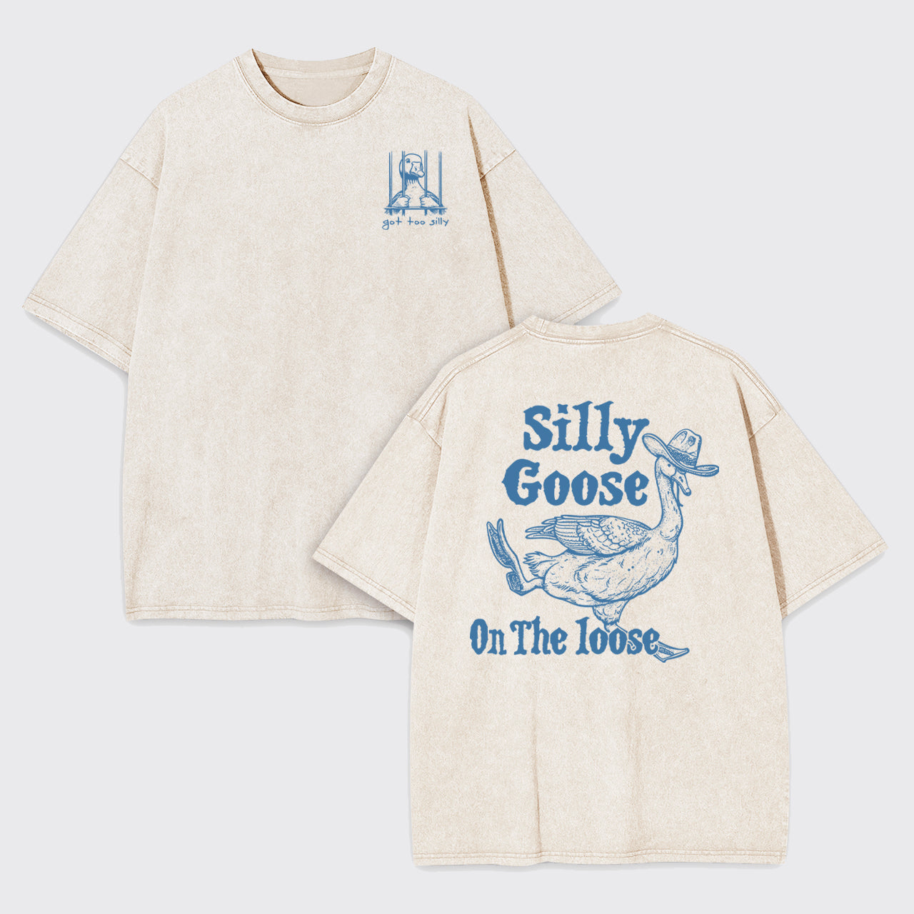 Silly Goose On The Lose Garment-dye Tees