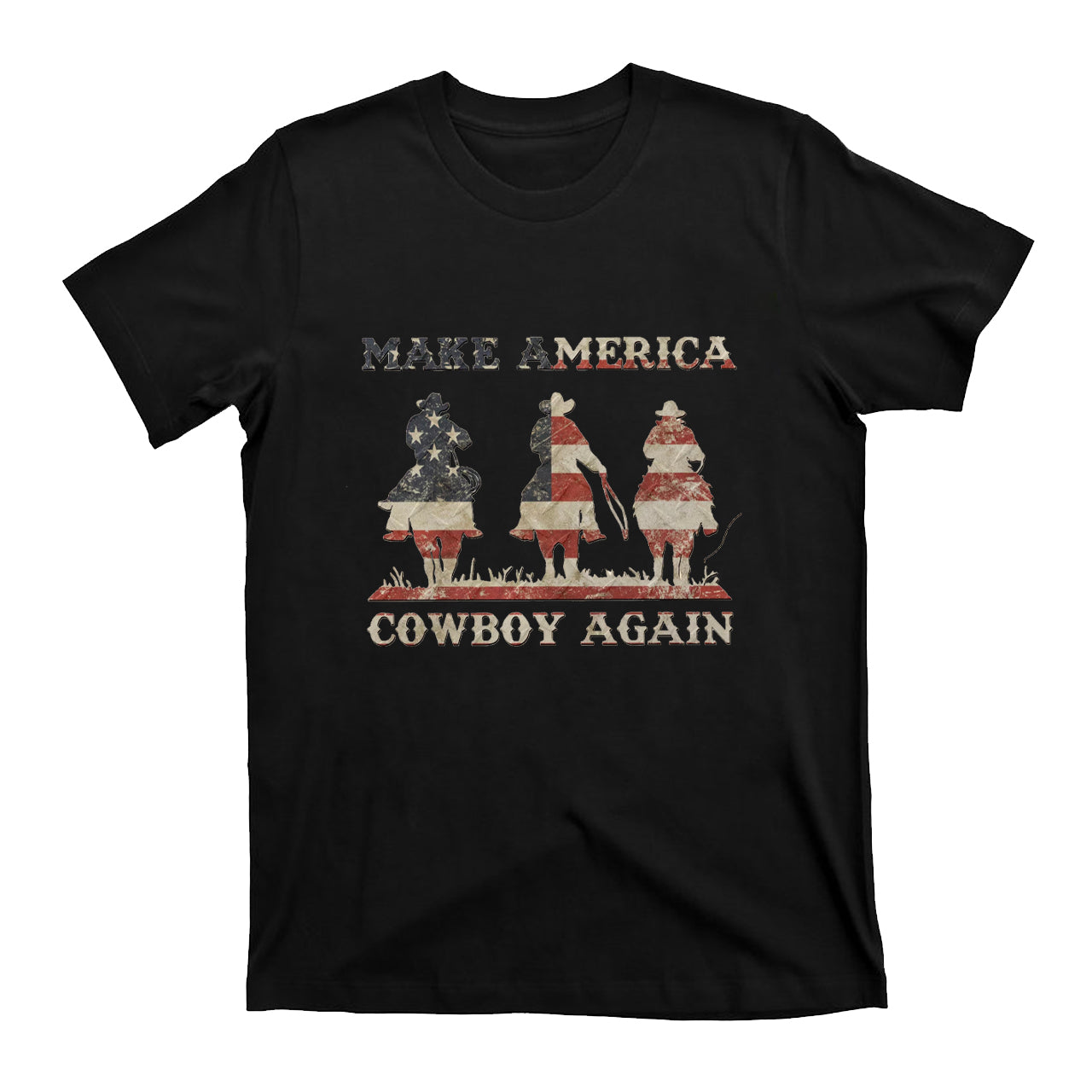 Let's Make America Cowboy Again T-shirt