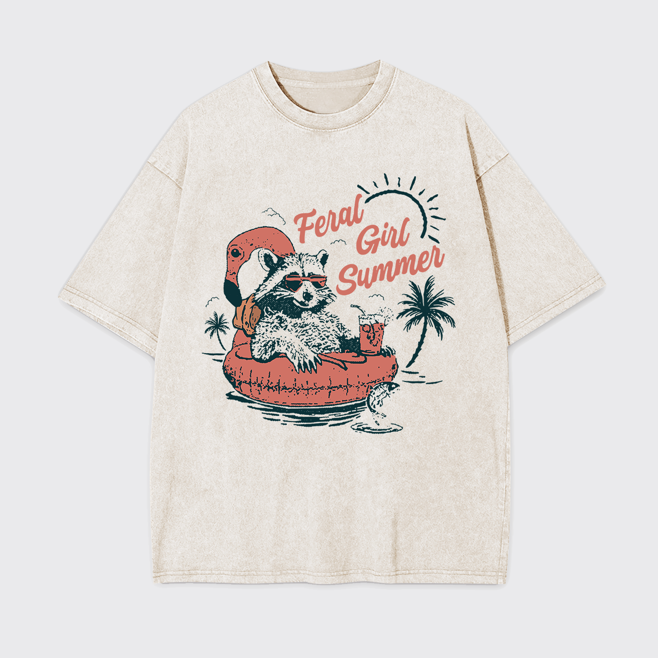 Feral Girl Summer Garment-dye Tees