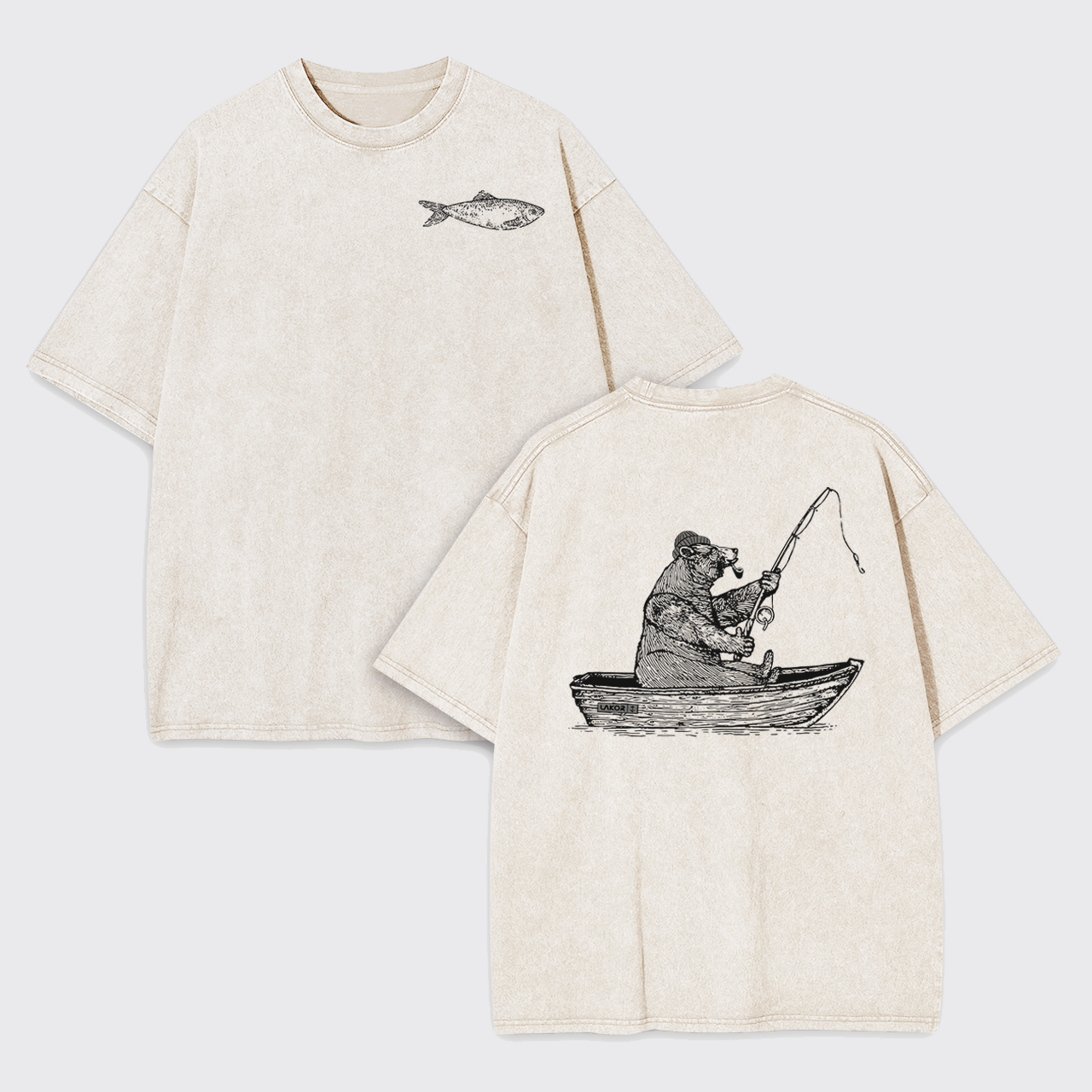 Boat Bear Garment-dye Tees