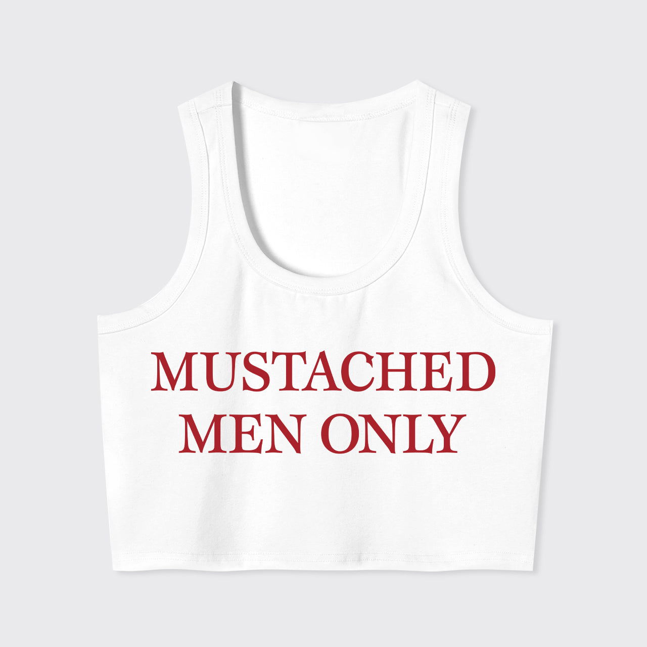Mustached Men Only Tank Top