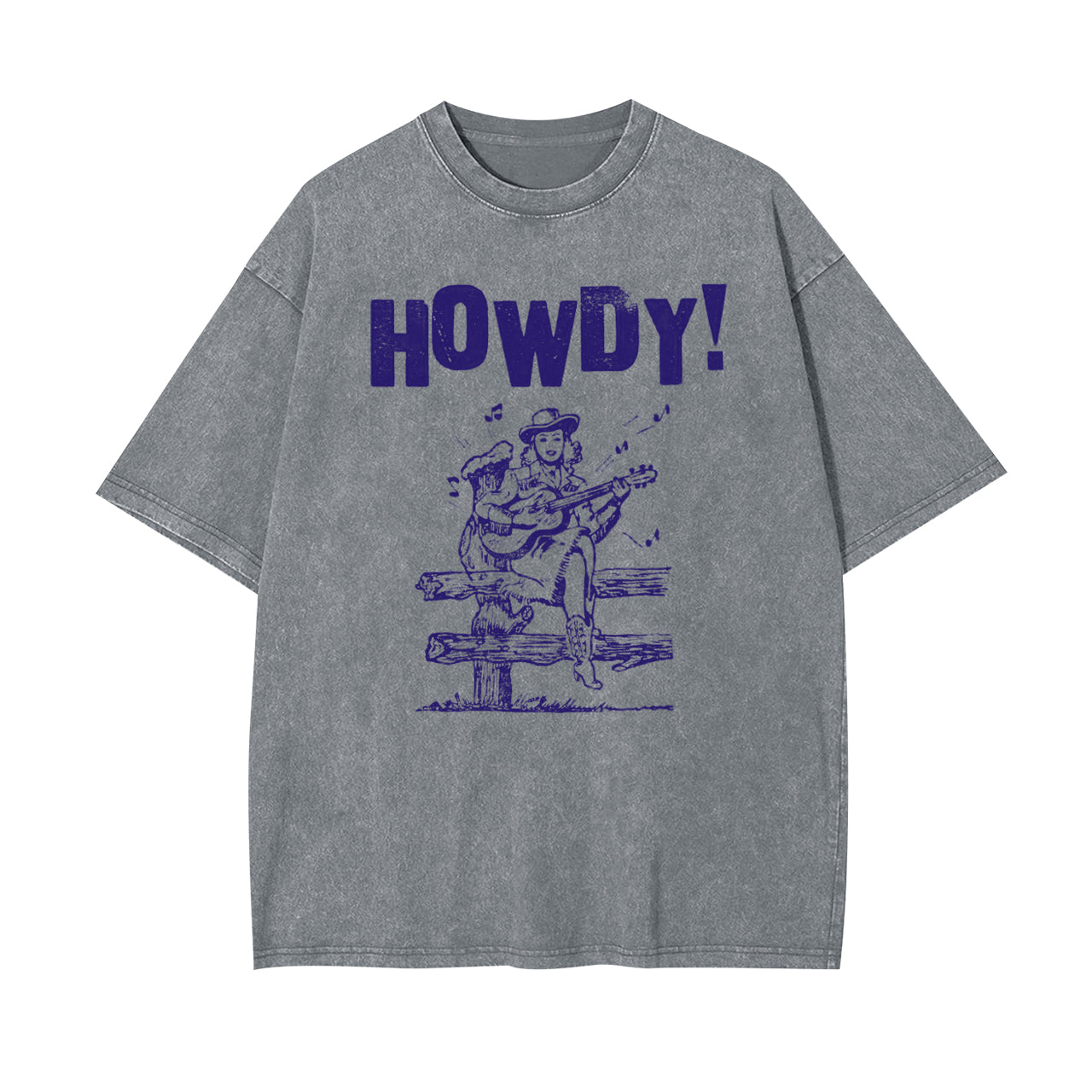 Howdy Cowgirl Love Country Music Garment-dye Tees