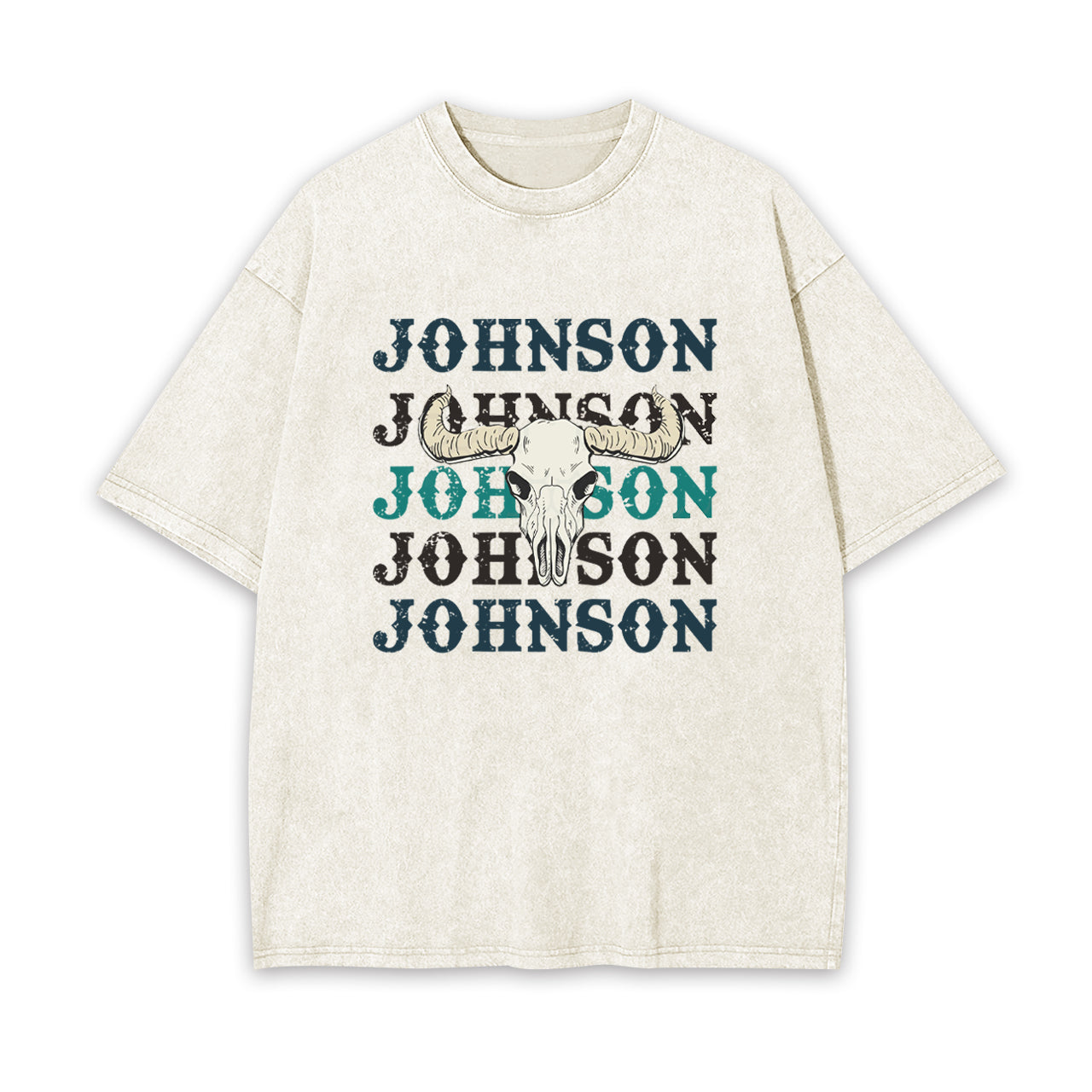 Johnson Western Cowboy Garment-dye Tees
