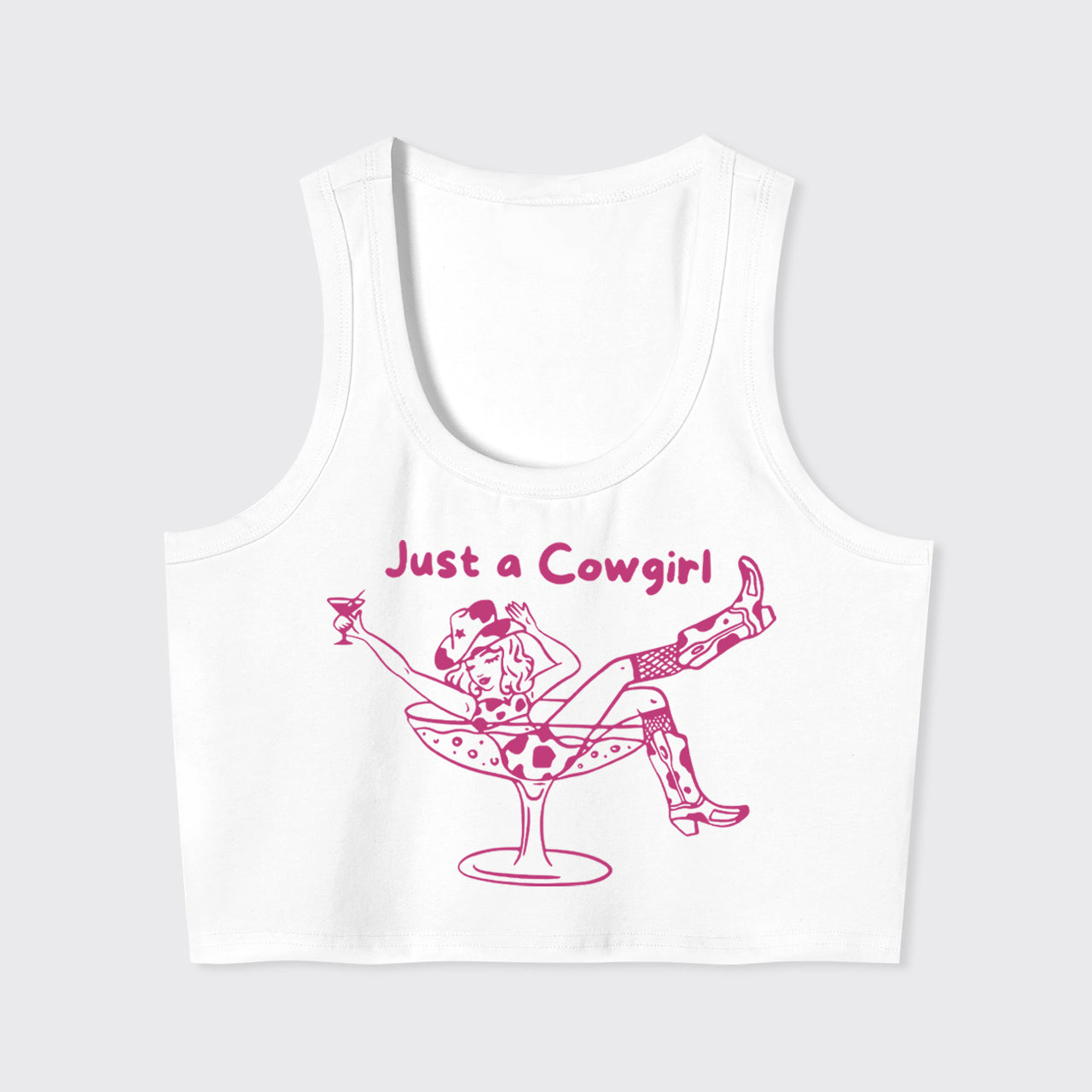 Just A Cowgirl Tank Top