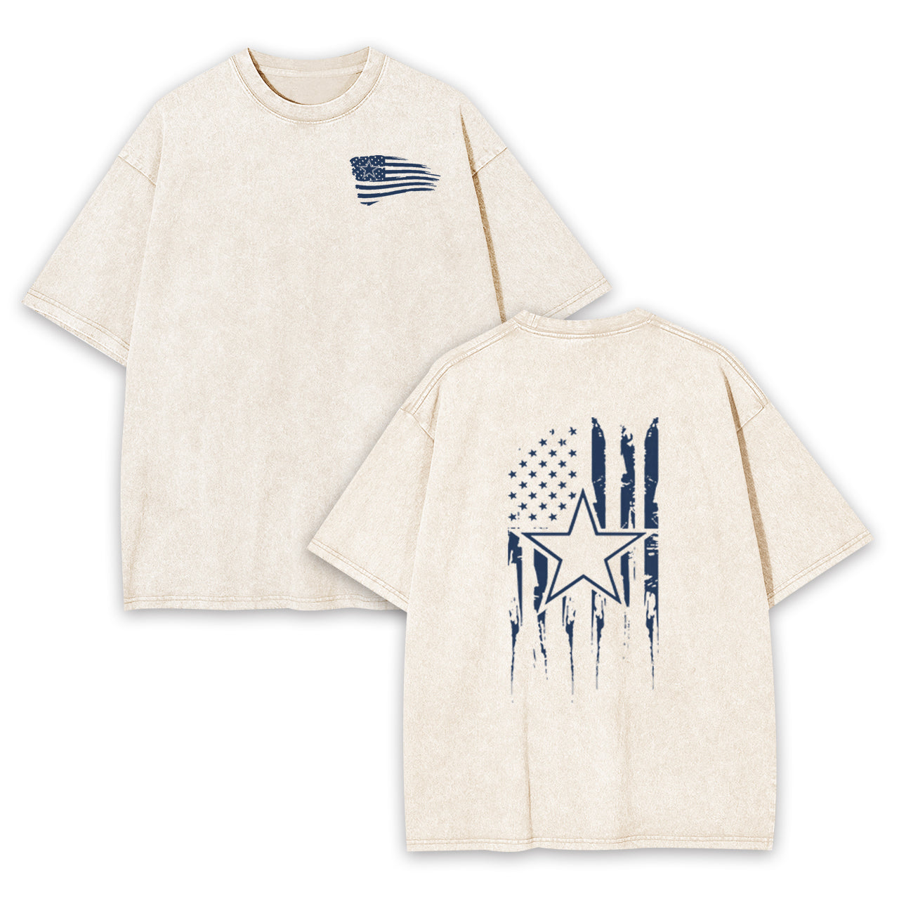 Dallas Cowboys American Flag Garment-dye Tees