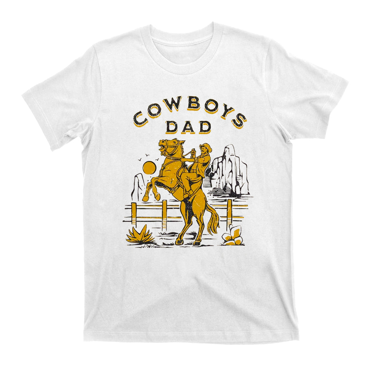 Cowboys Dad-Western Cowboy Country T-Shirts