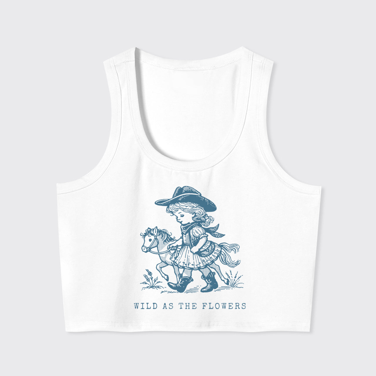 Vintage Inspired Cowgirl Tank Top