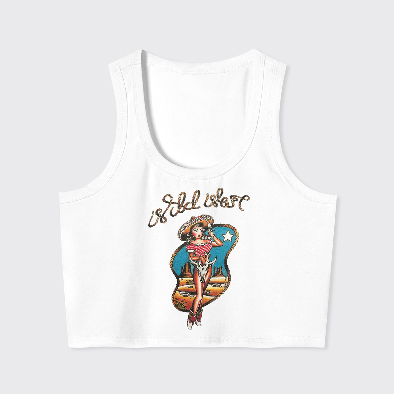 Wild West Cowgirl Tank Top