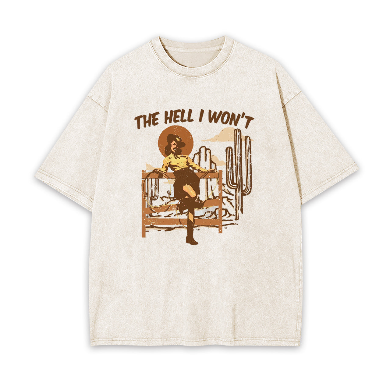 The Hell I Won't Garment-dye Tees