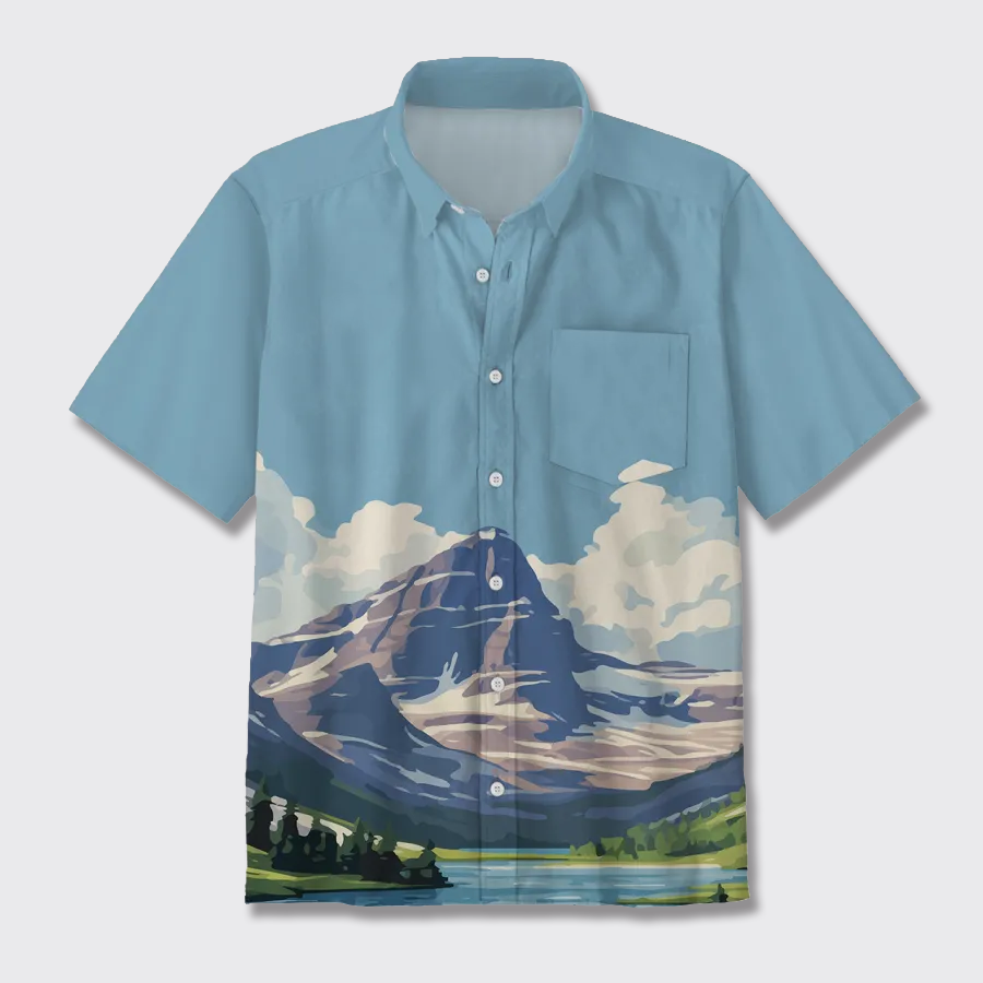 Glacier National Park Button Up Shirts