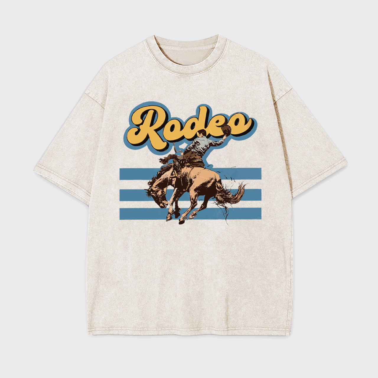 Western Rodeo Cowboy Garment-dye Tees