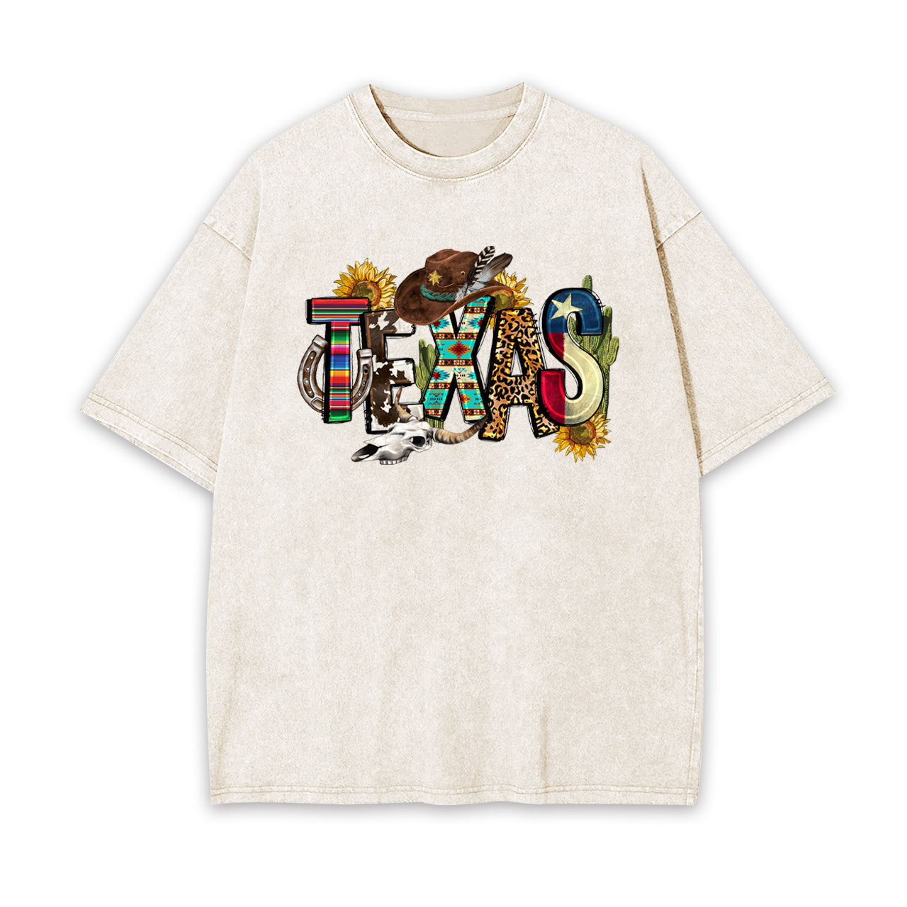 Cowboys From Texas Garment-dye Tees
