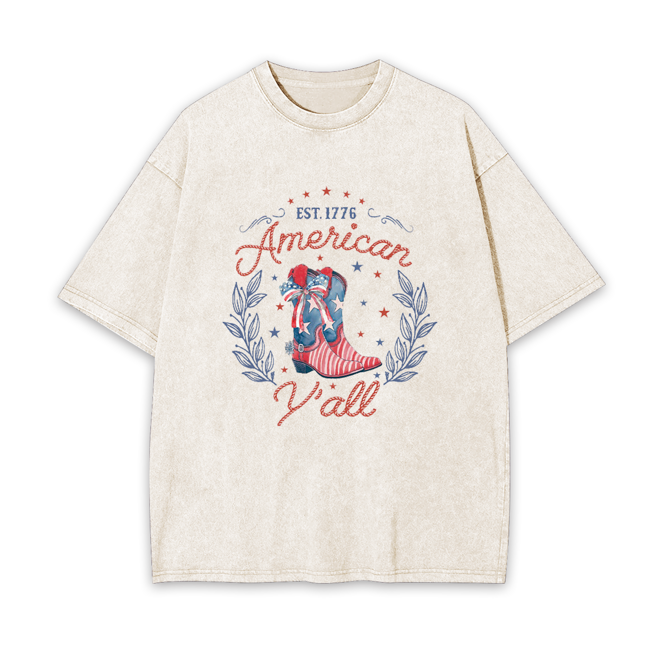 EST.1776 American Yall Garment-dye Tees