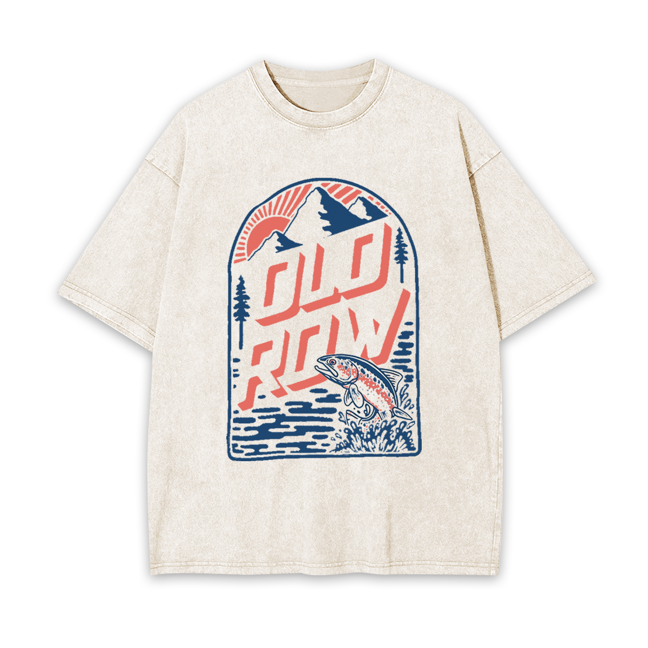 Old Row Fishing Garment-dye Tees