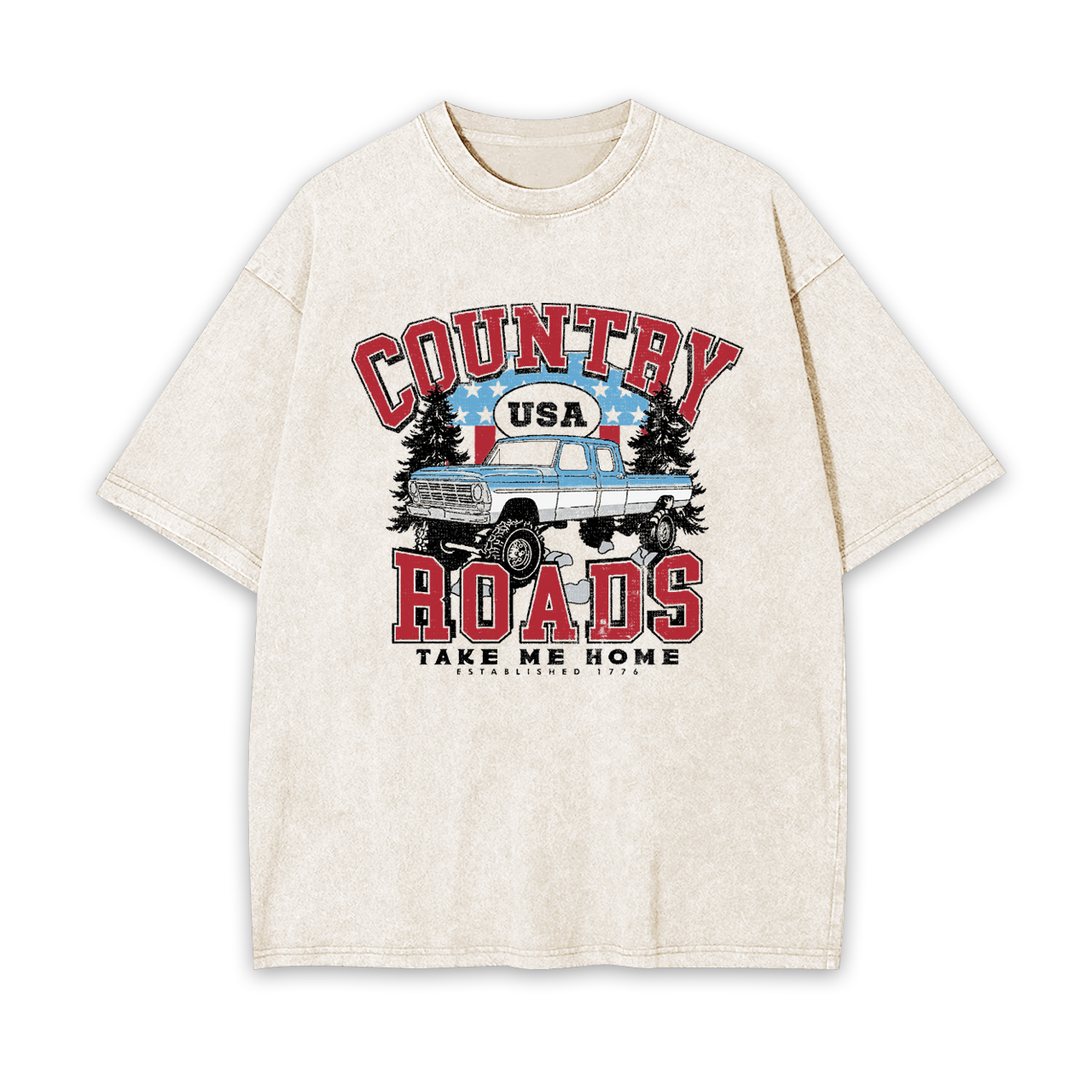 Country Roads Take Me Home Garment-dye Tees