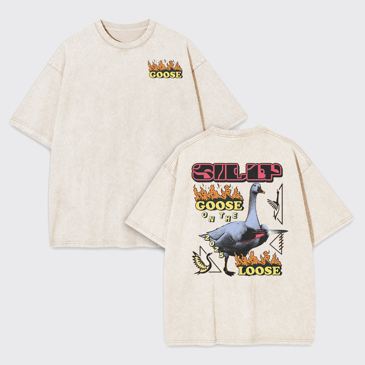 Silly Goose On The 2025 Loose Garment-dye Tees