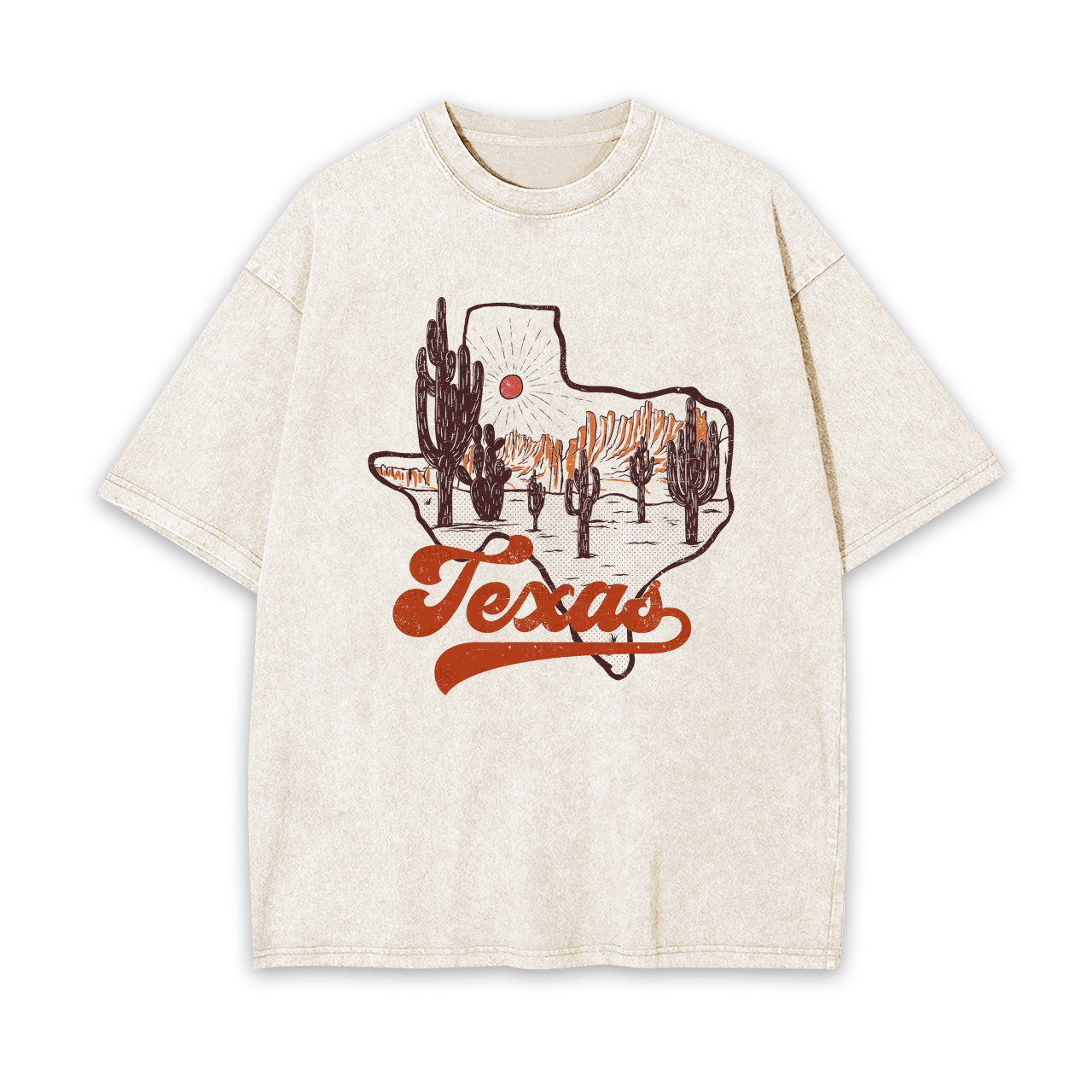 Texas Sunset Vintage Garment-dye Tees
